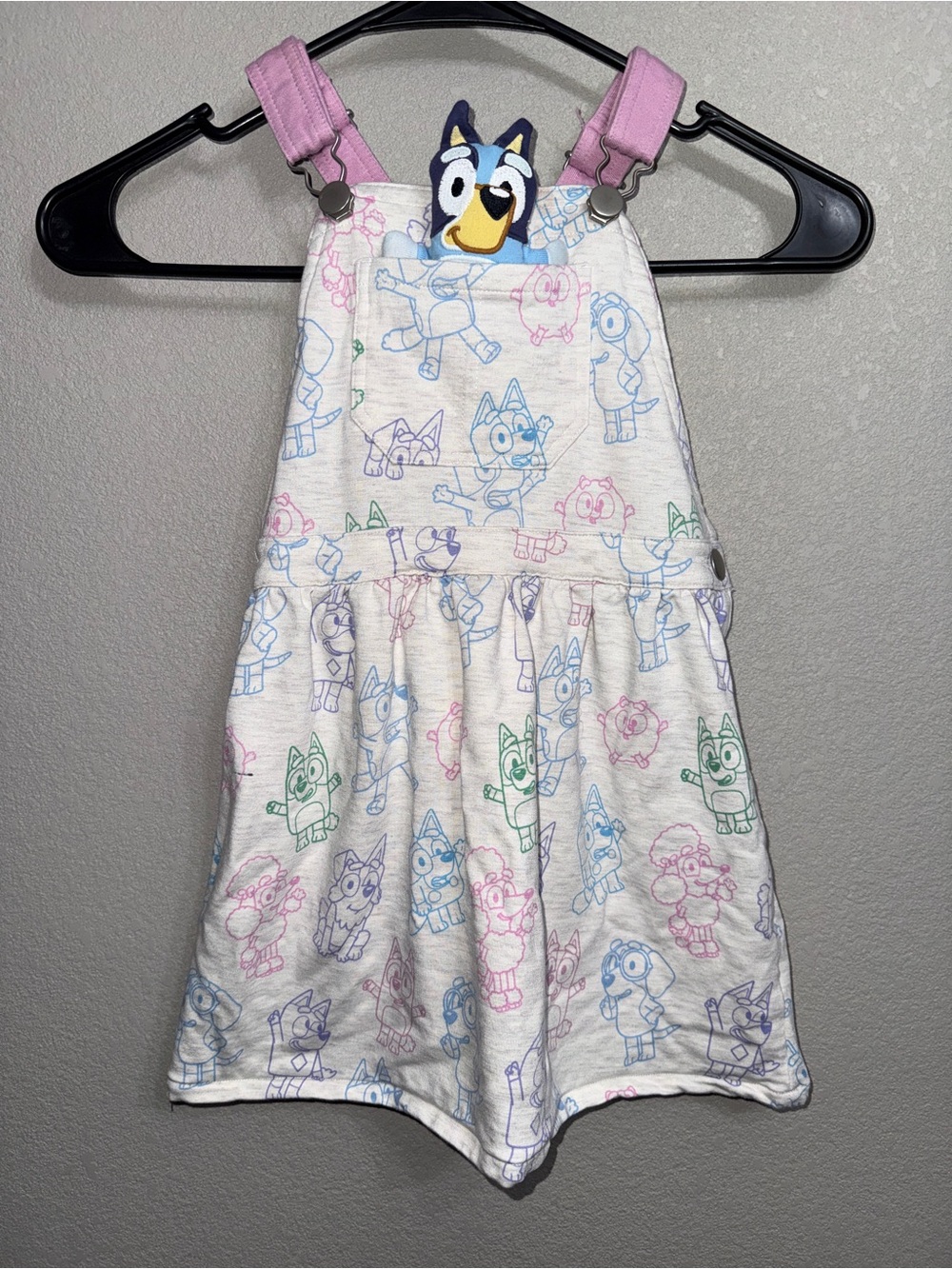 Sz. 4T Little sleepies Bluey playtime overall dress